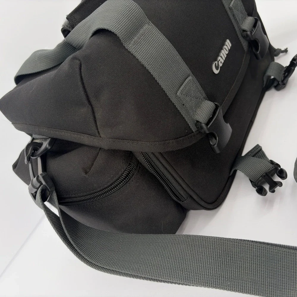 Canon 300DG Digital Gadget Camera Bag DSLR EOS Rebel Black Gray Padded Case